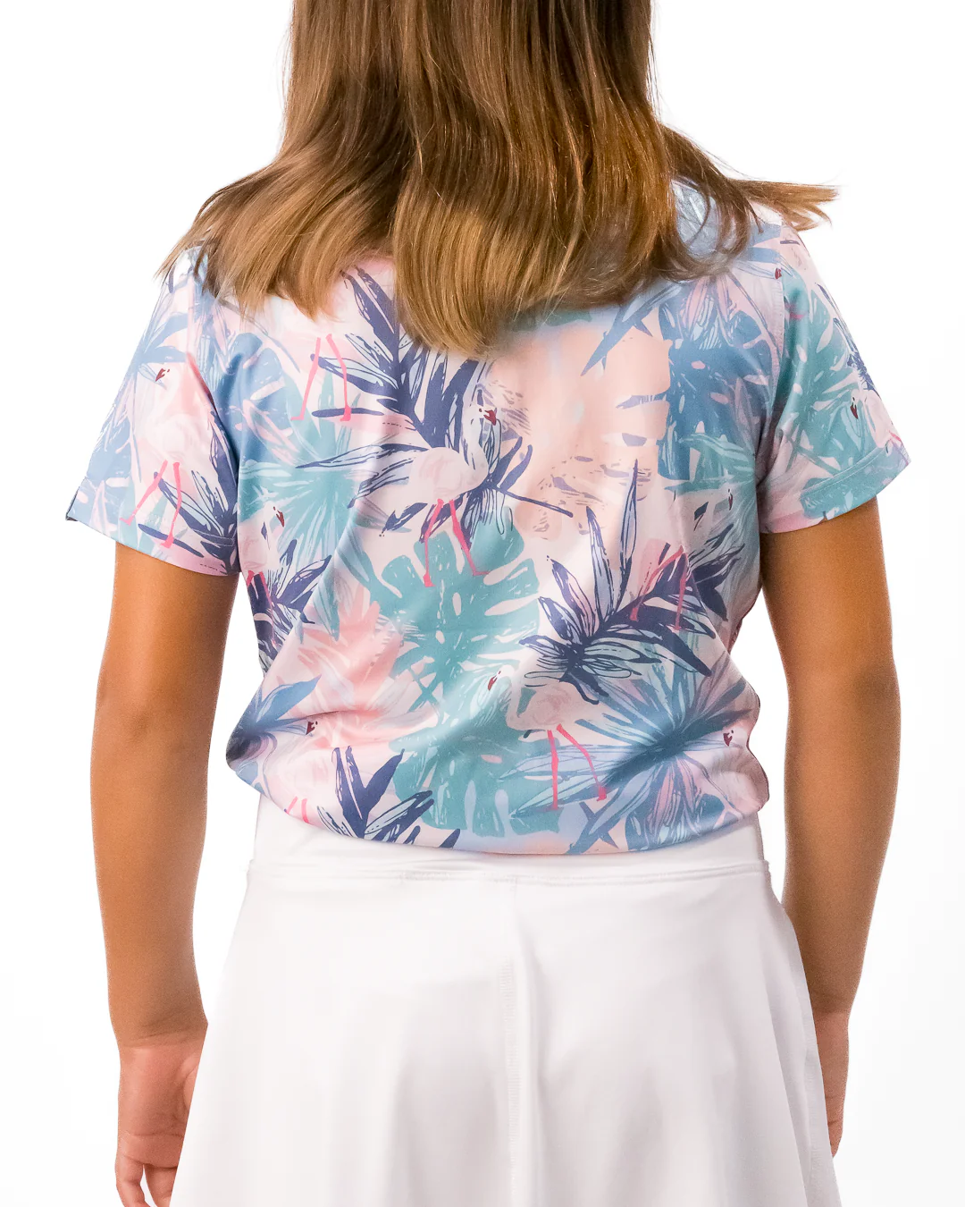 Fairway Flamingle Girl's Polo - Image 3