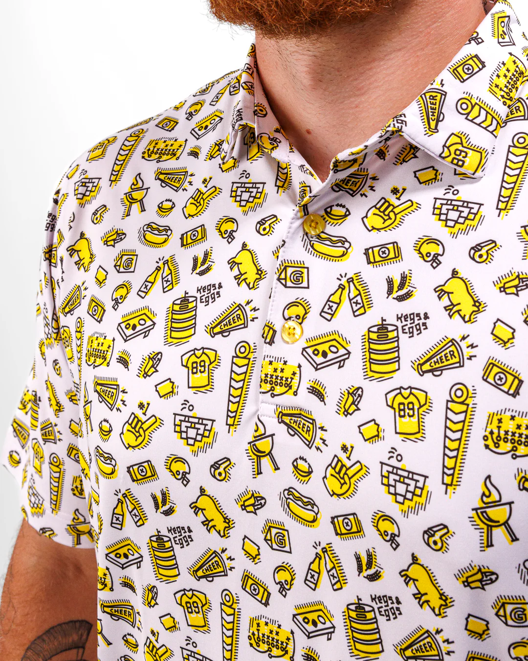 Iowa Game Day Men's Polo - Image 3