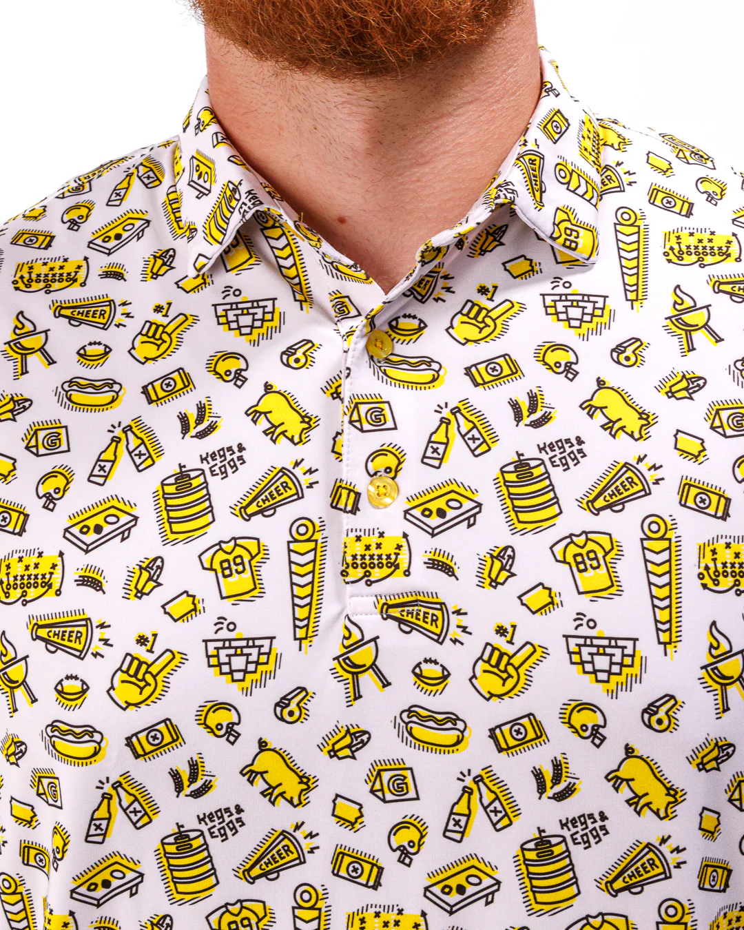 Iowa Game Day Men's Polo - Image 6