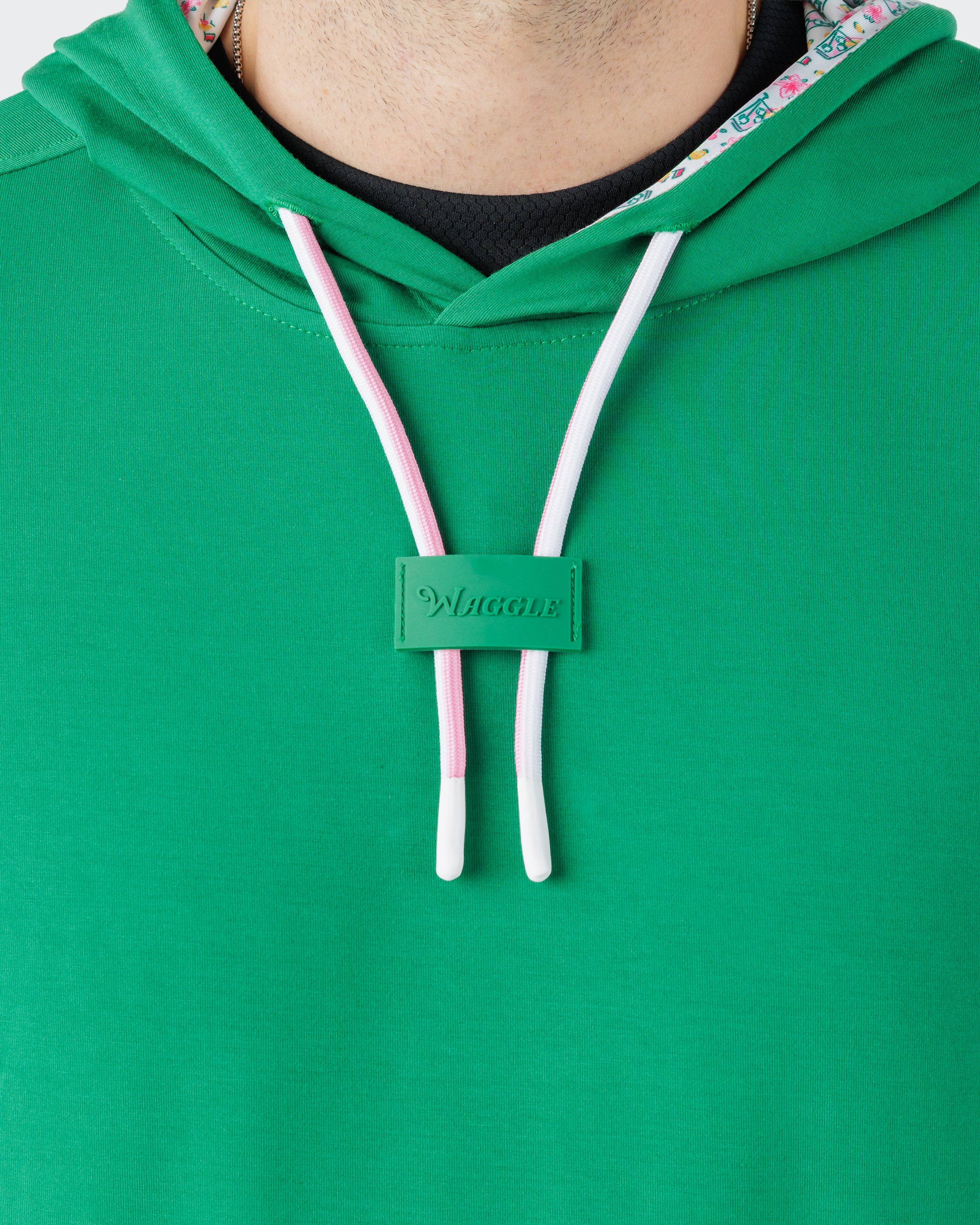 LinksLuxe Men's Hoodie - Champion Green - Azalea Collection - Image 3