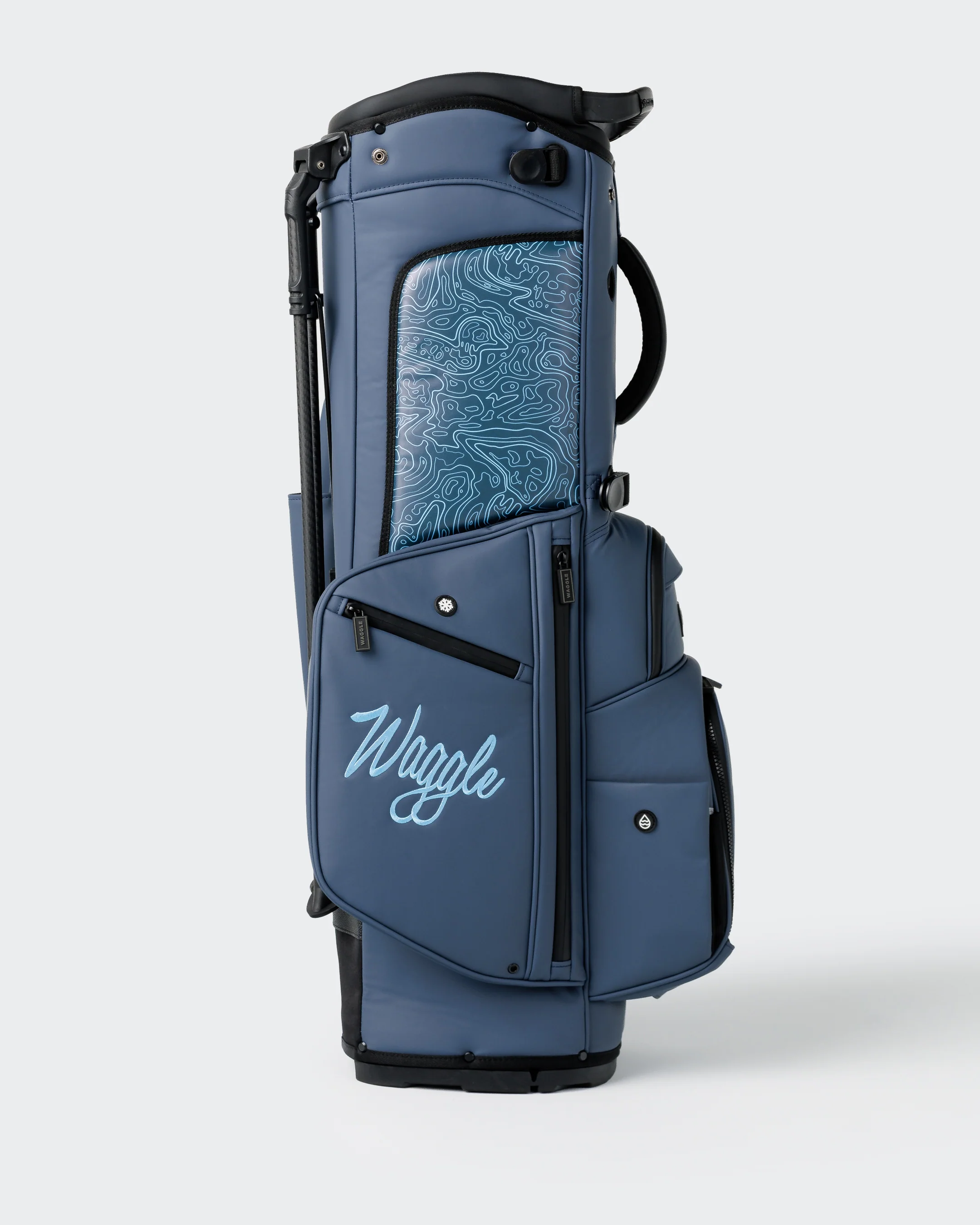 Members Hybrid Golf Bag - Loon Lake Topographic - Image 3
