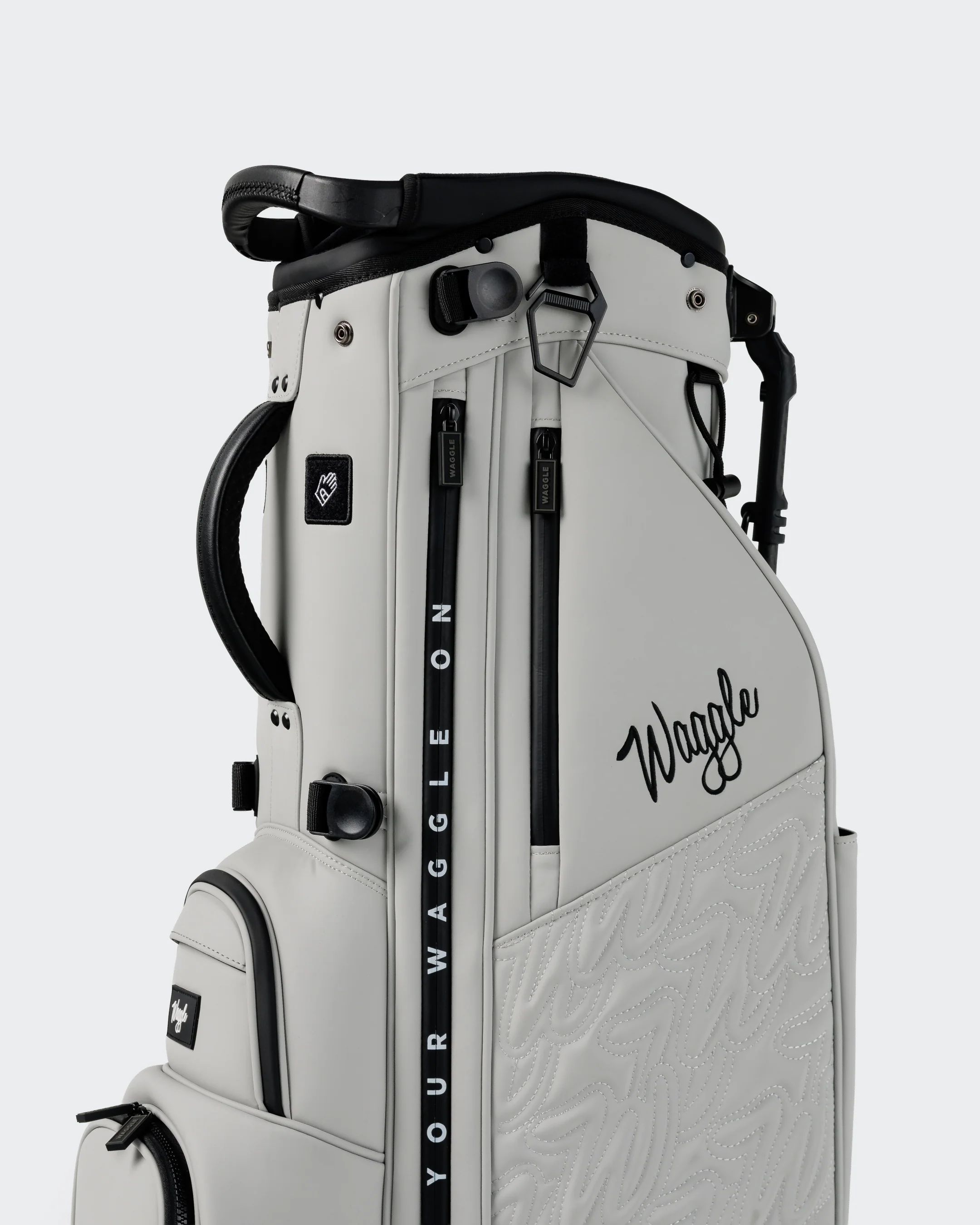 Members Hybrid Golf Bag - Stone - Image 6