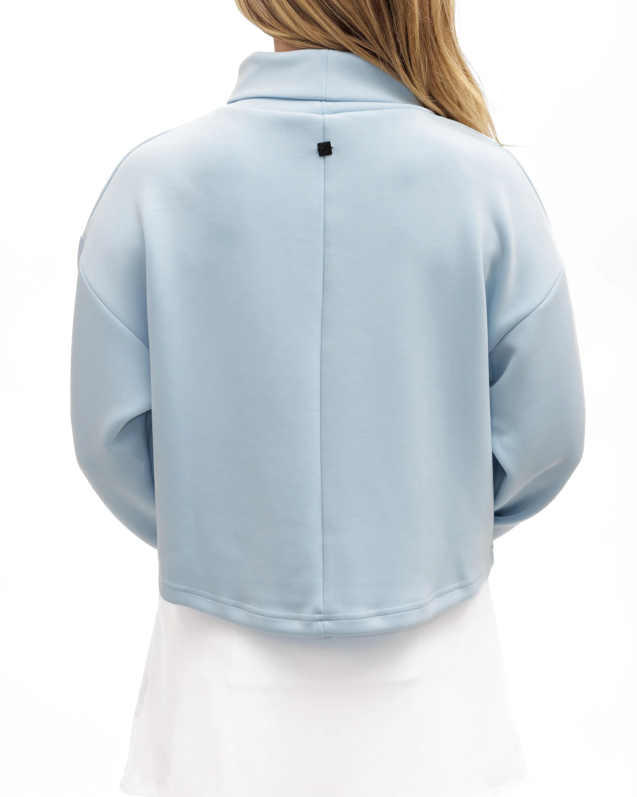 Plume Women's Funnel-Neck Sweatshirt - Breeze - Image 6