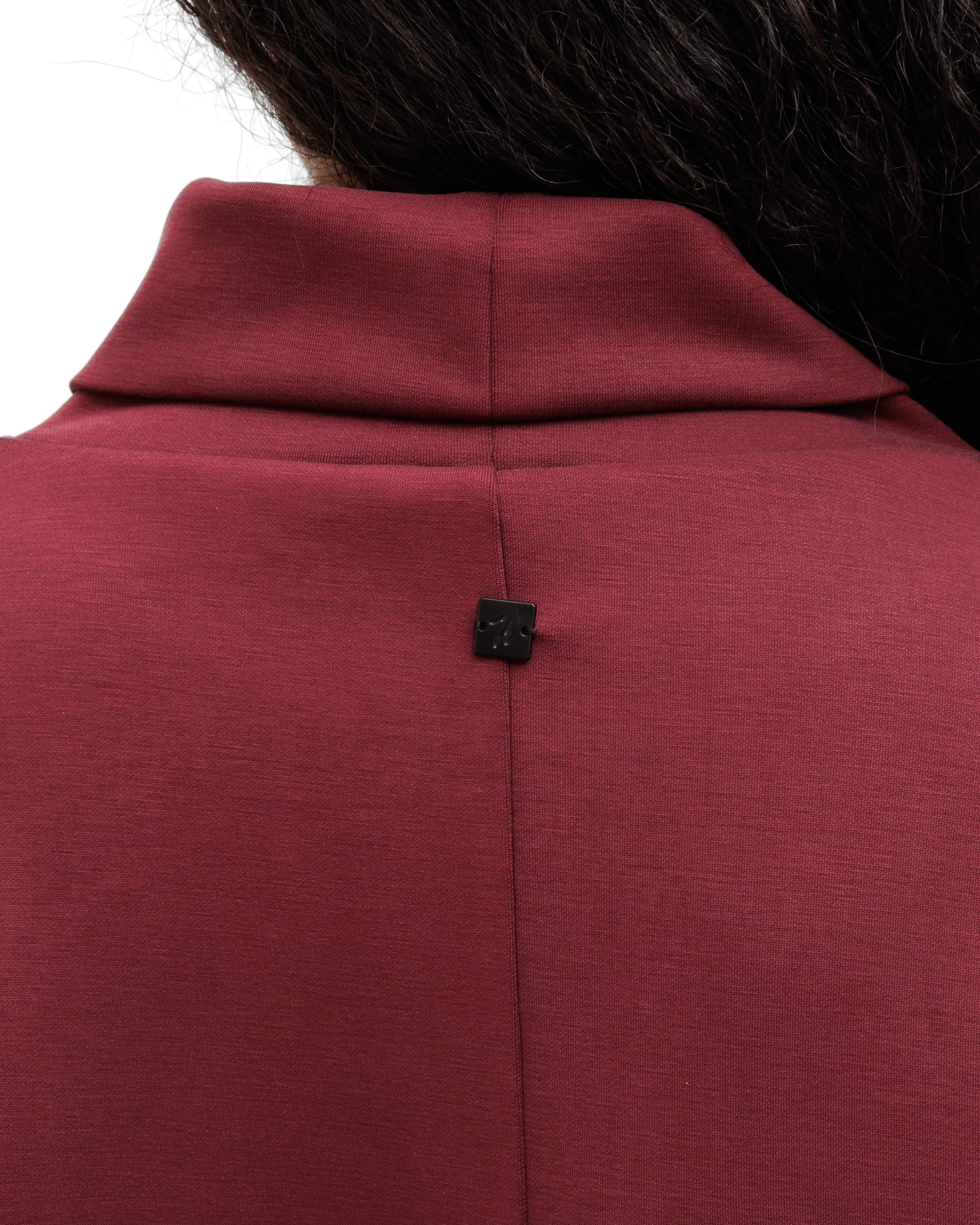 Plume Women's Funnel-Neck Sweatshirt - Garnet - Image 7