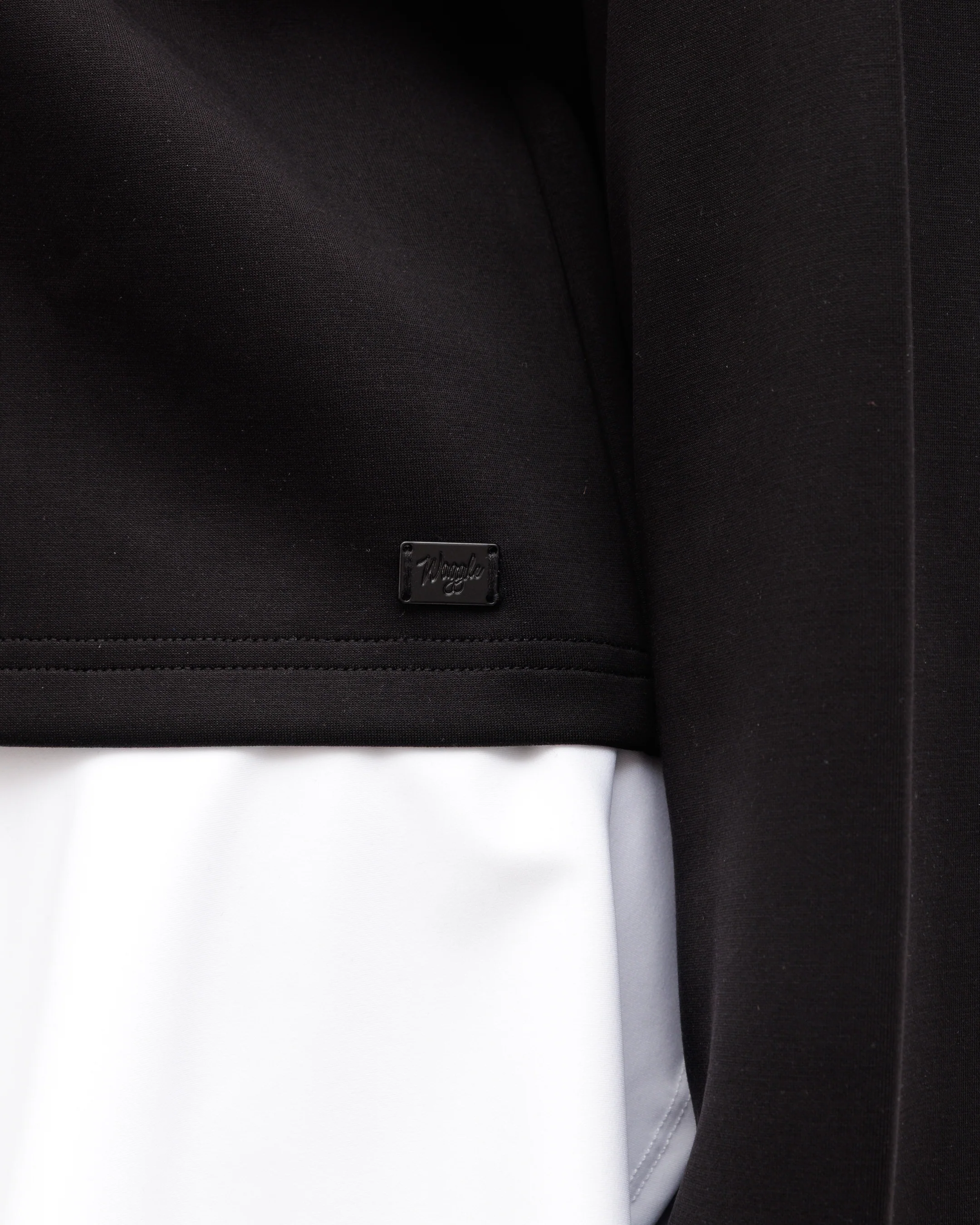 Plume Women's Funnel-Neck Sweatshirt - Onyx - Image 8