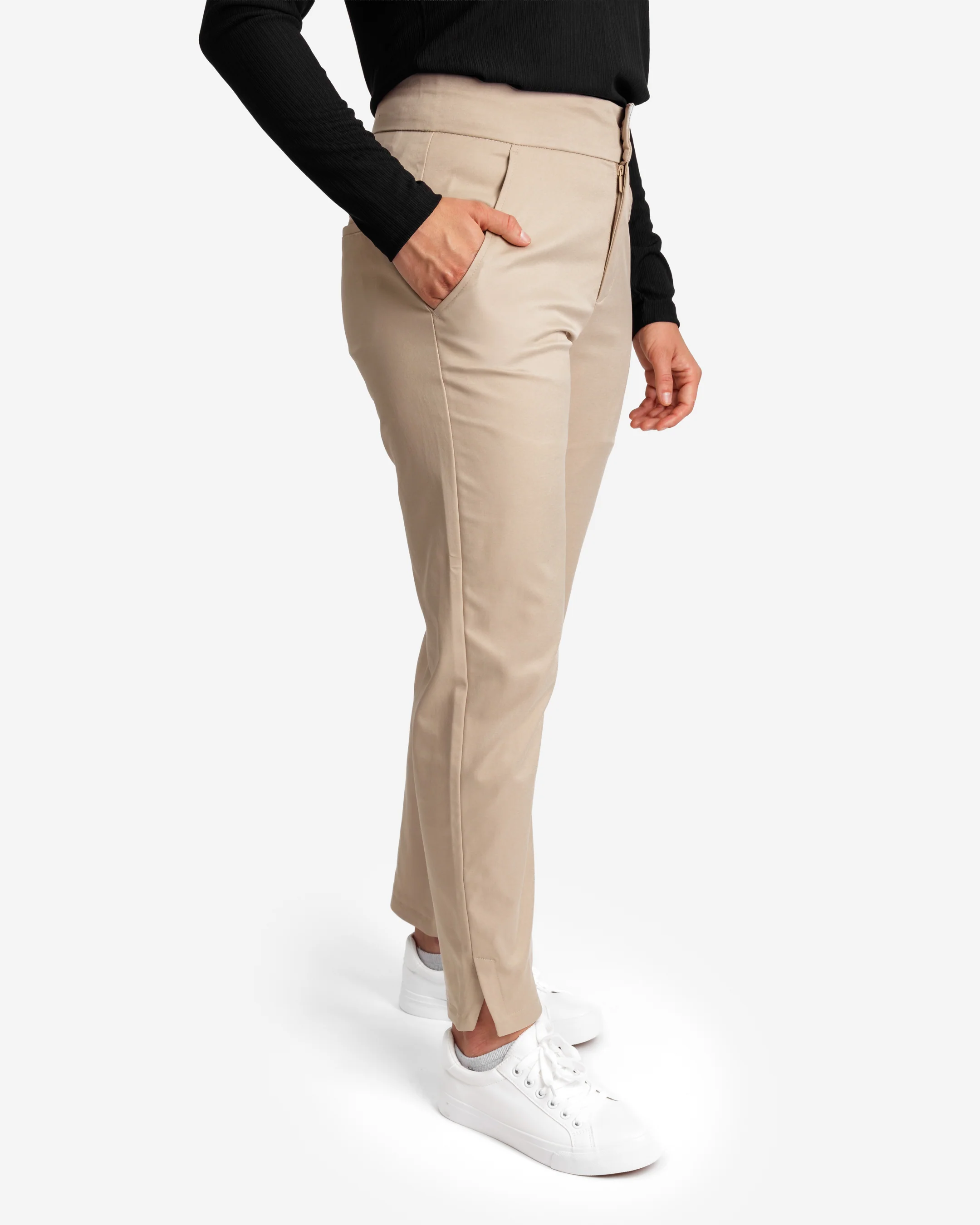 Rhythm Women's Mid-Rise Ankle Pant - Wheat - Image 3
