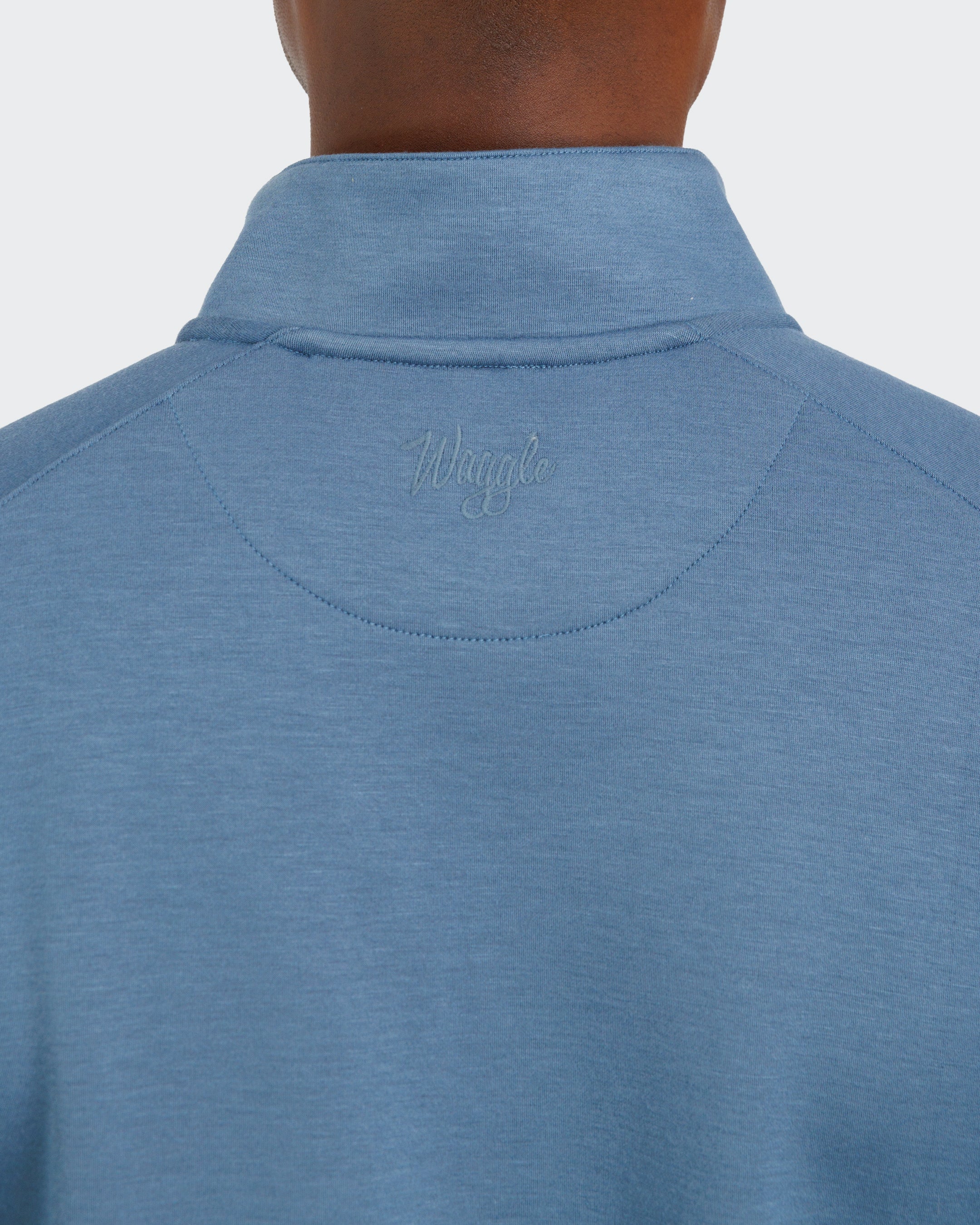 Sunday Men's Quarter Zip - Lake - Image 5