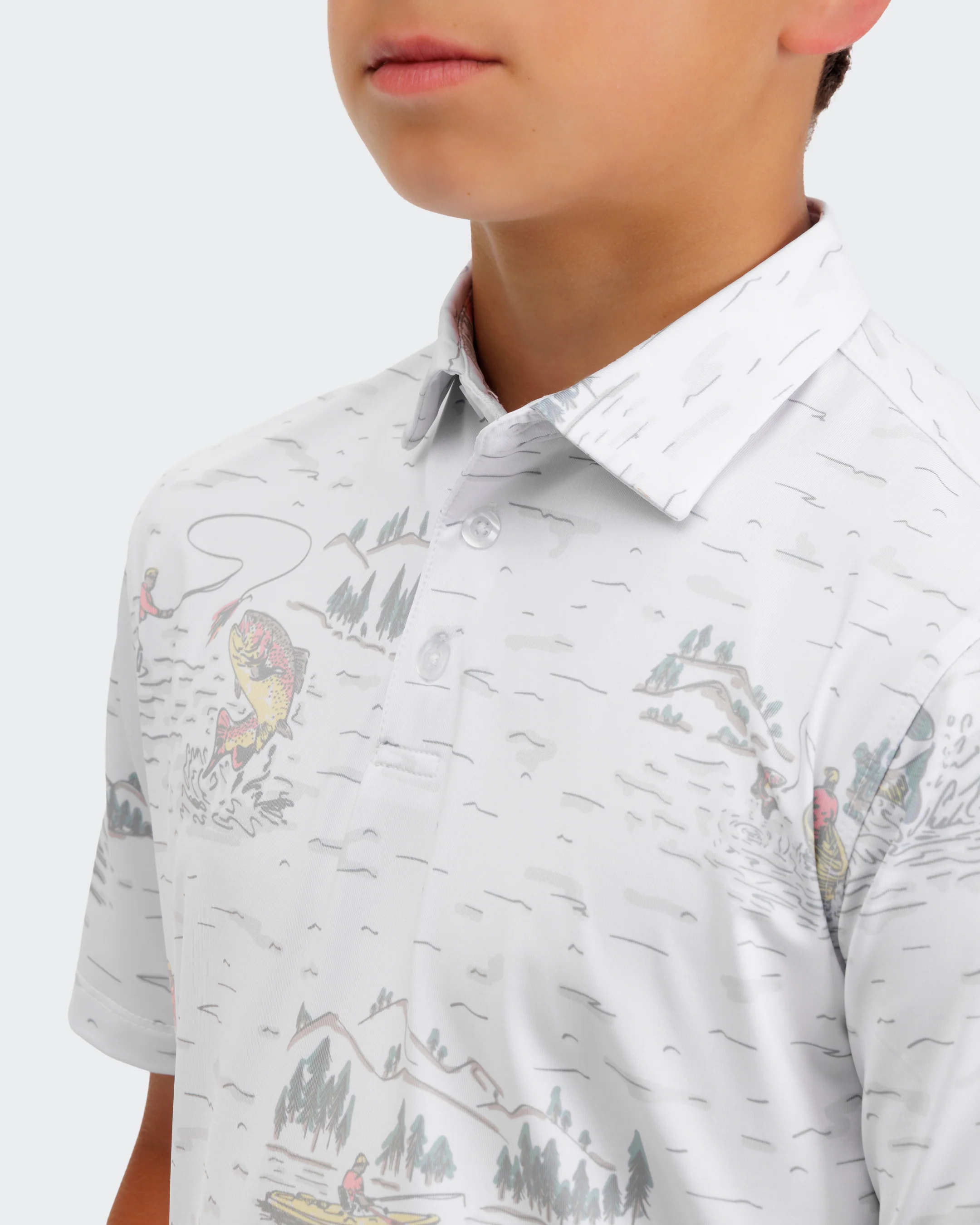 Tight Lines Boy's Polo - Image 3