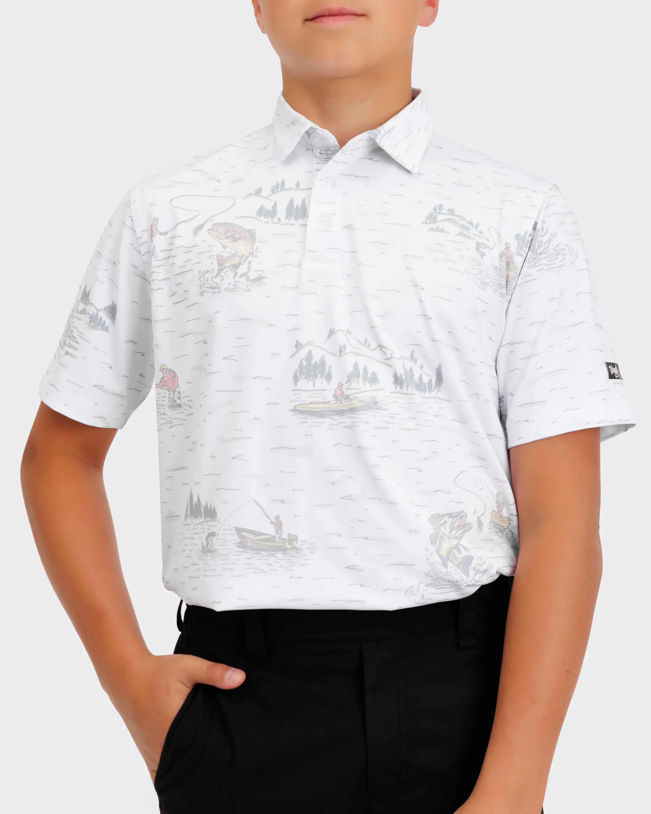 Tight Lines Boy's Polo - Image 4