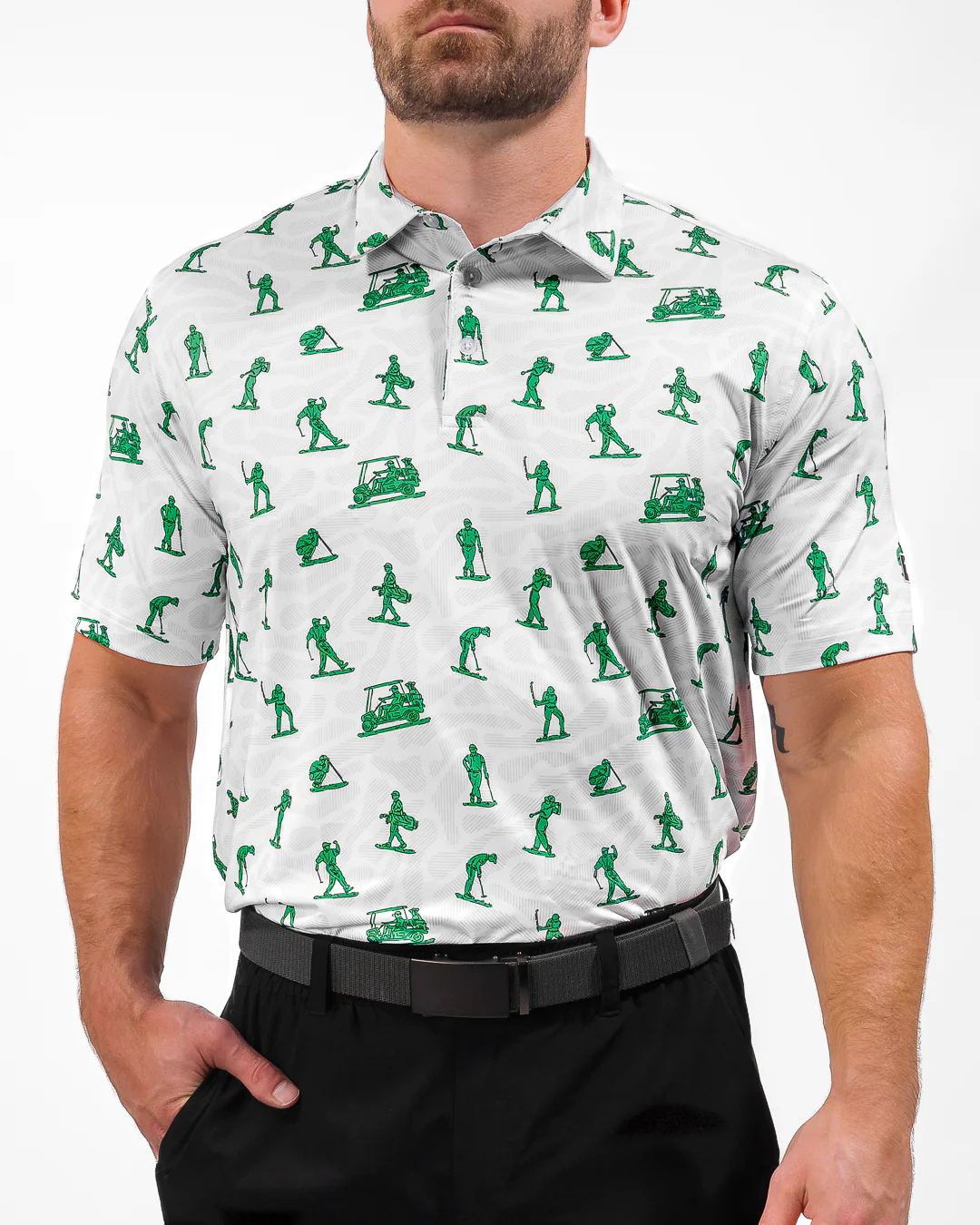 Toy Golfers Men's Polo - Image 5