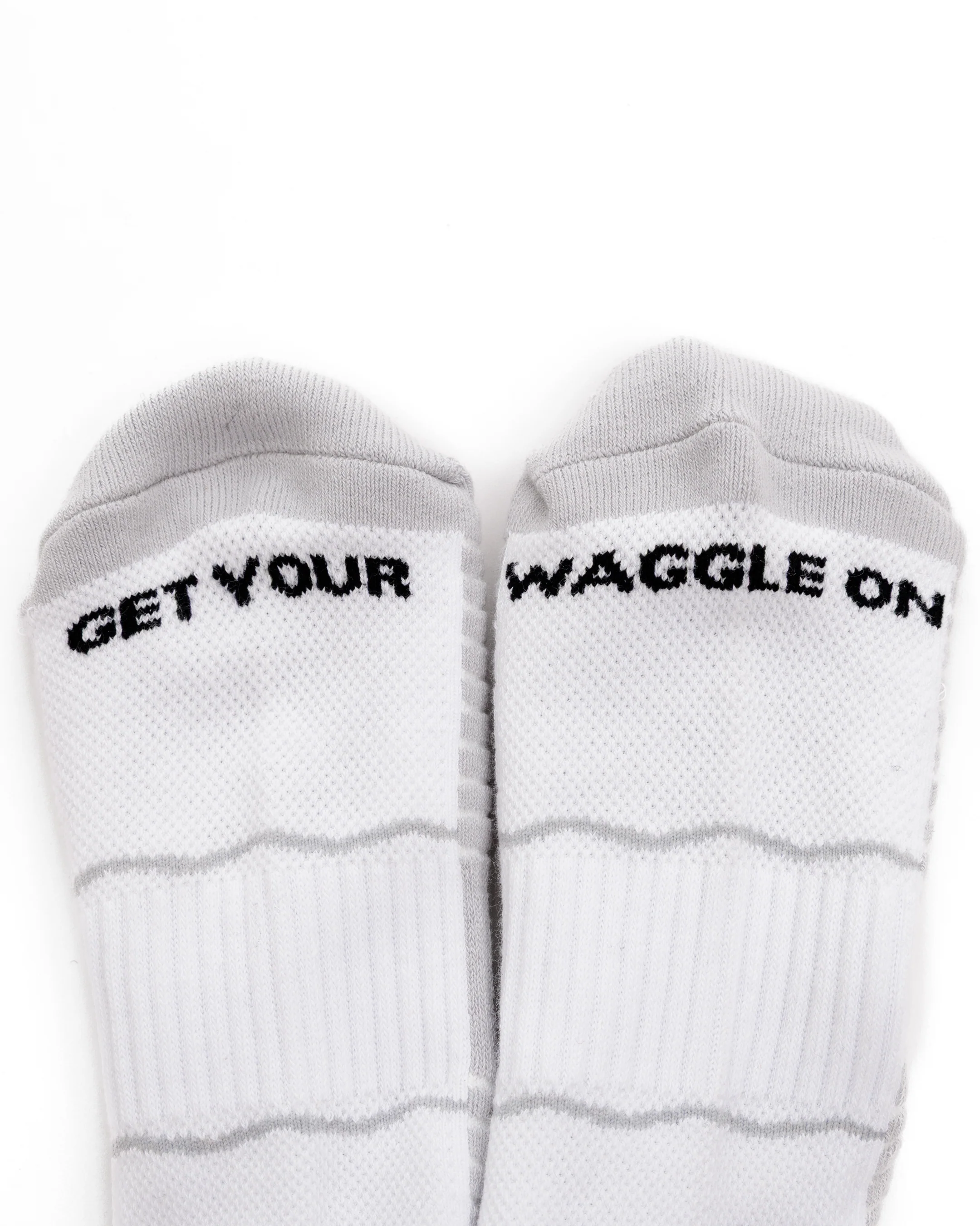 Wavelength Quarter Socks - 3-Pack: Black/Gray/White - Image 5
