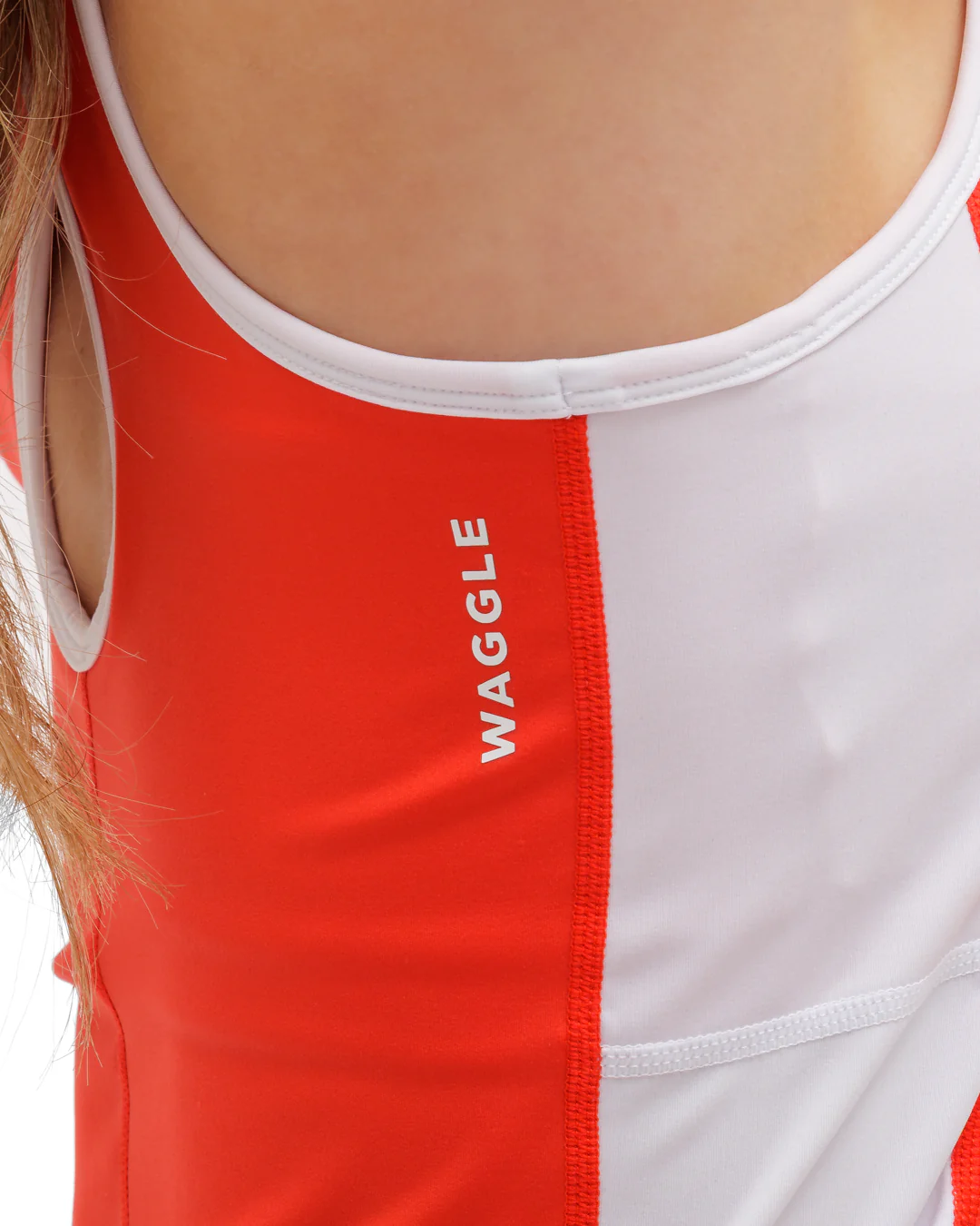 Women's Crossover Tank - Scarlet/White - Image 5